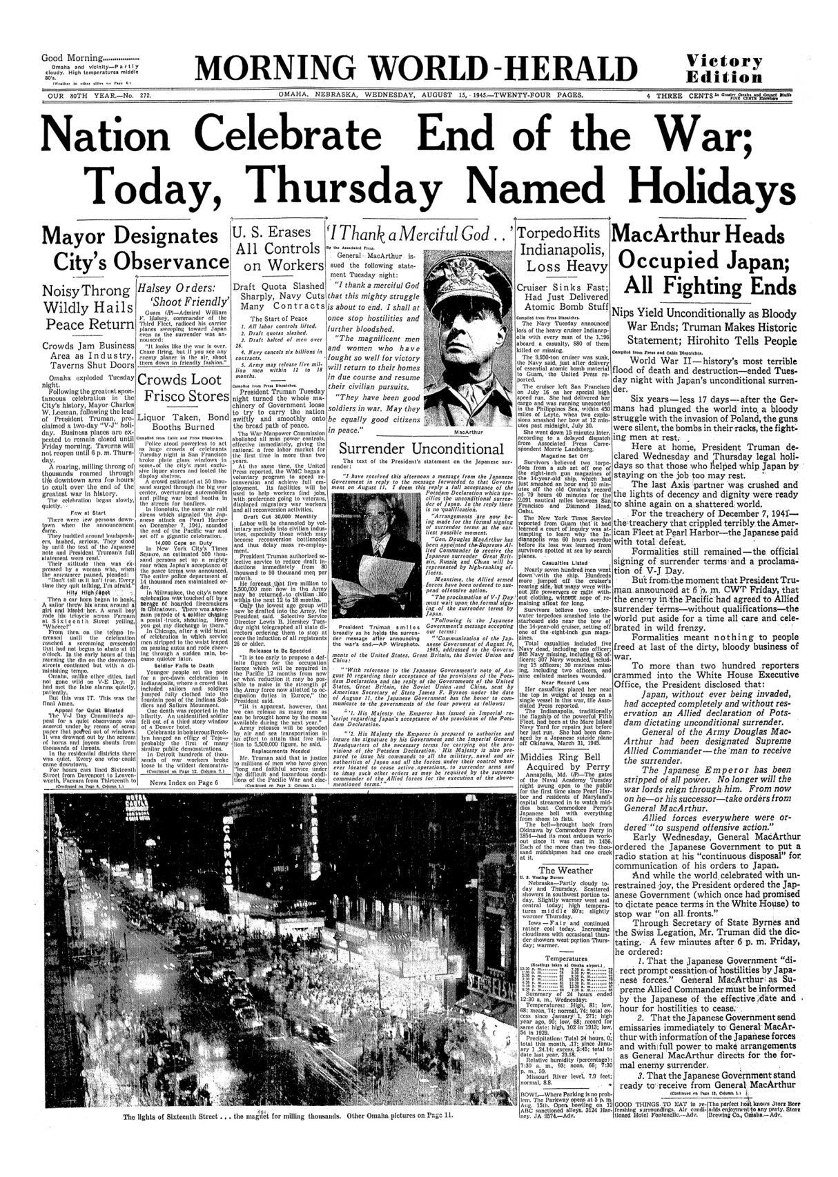 1945: End of WWII